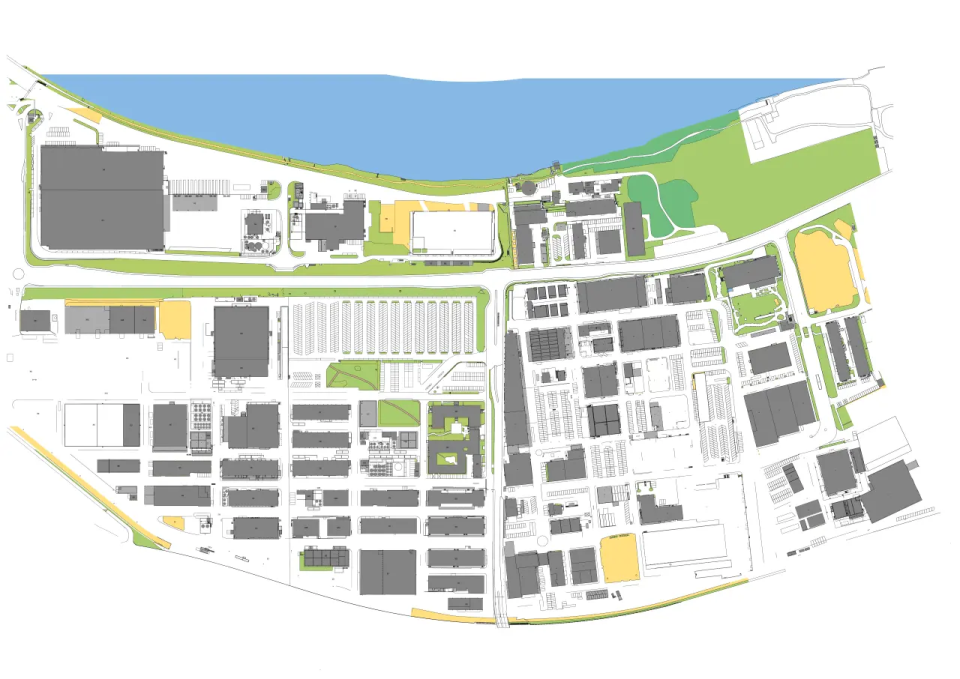 2508_1189x841mm_Arealplan_Webseite_GETEC-PARK-MUTTENZ Arealplan, Sicht von Oben auf den GETEC PARK.MUTTENZ